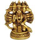 Panch Mukhi Hanuman Brass Idol | Energized Murti